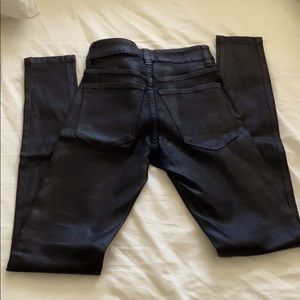 NWOT CARMAR black wax jeans, size 23